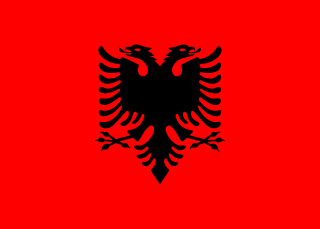 Albania country flag Flag of Albania