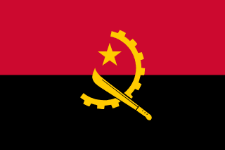 Angola country flag Flag of Angola