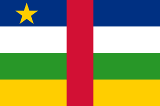 Central African Republic country flag Flag of Central African Republic