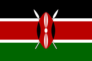 Kenya country flag Flag of Kenya