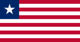 Liberia country flag Flag of Liberia