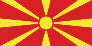 Macedonia country flag Flag of Macedonia
