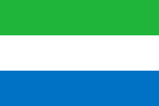 Sierra Leone country flag Flag of Sierra Leone