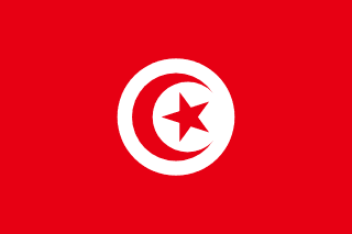 Tunisia country flag Flag of Tunisia